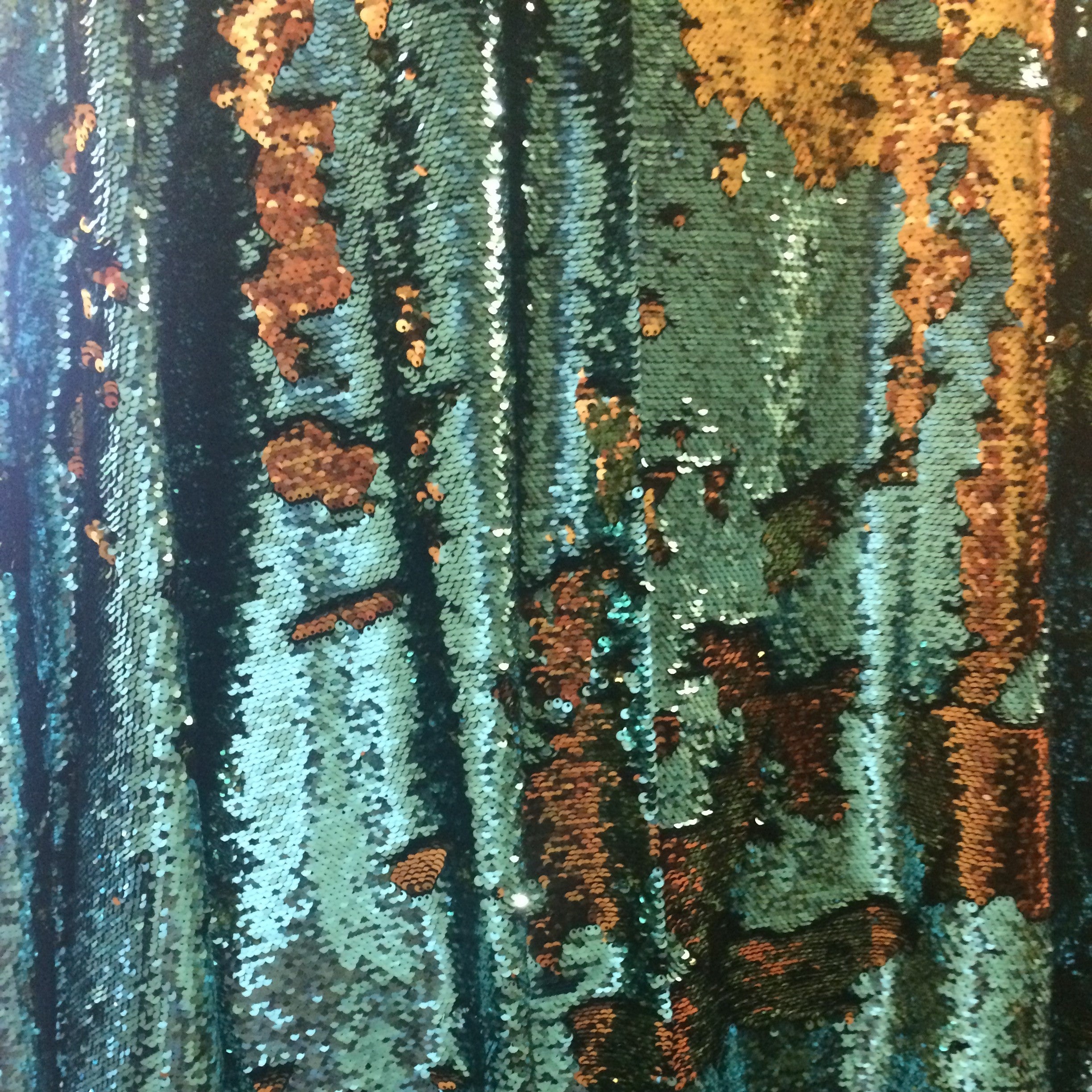Custom Color Changing Sequin Fringe Hood
