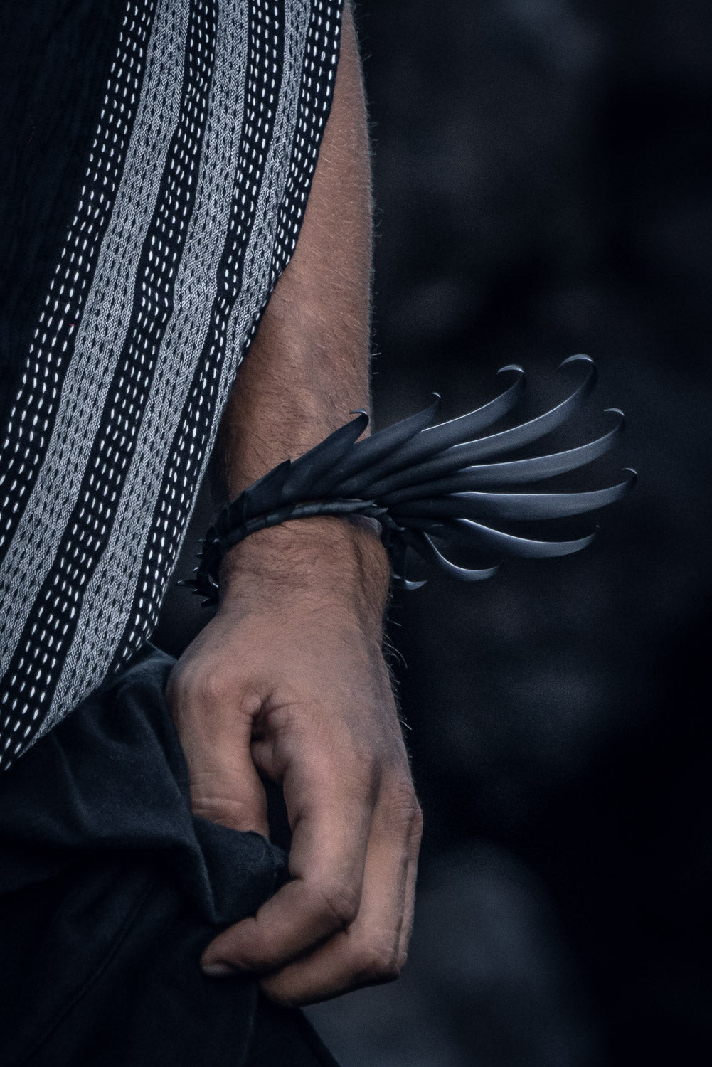 Multiplume Bracelet (Black) - Zoa Chimerum