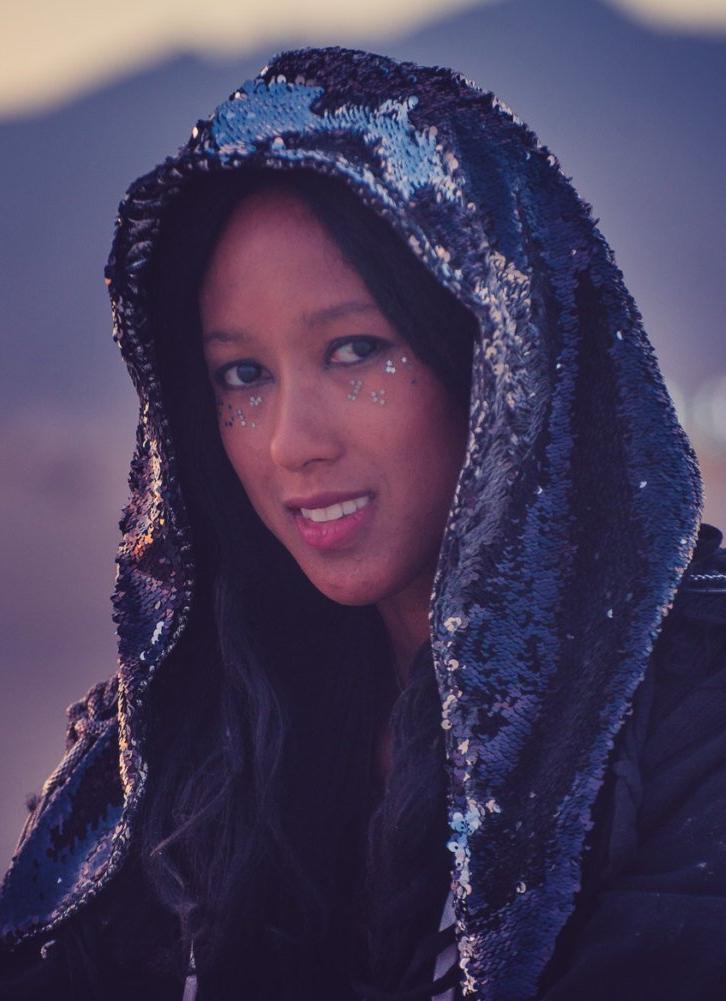 Custom Reversible Sequin Hood (Multiple Colors)