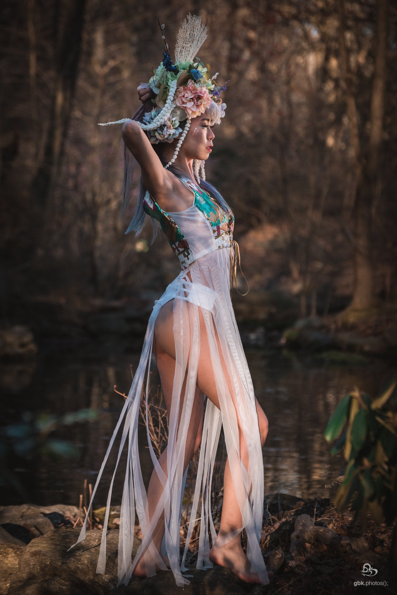 Kwan Yin Fringe Top