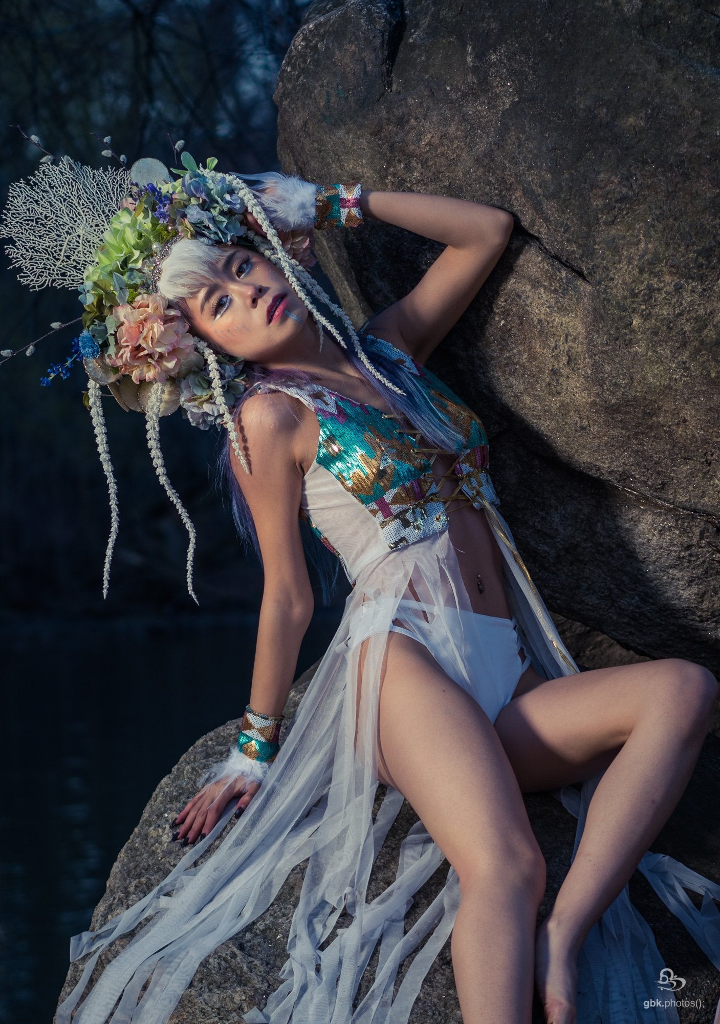Kwan Yin Fringe Top