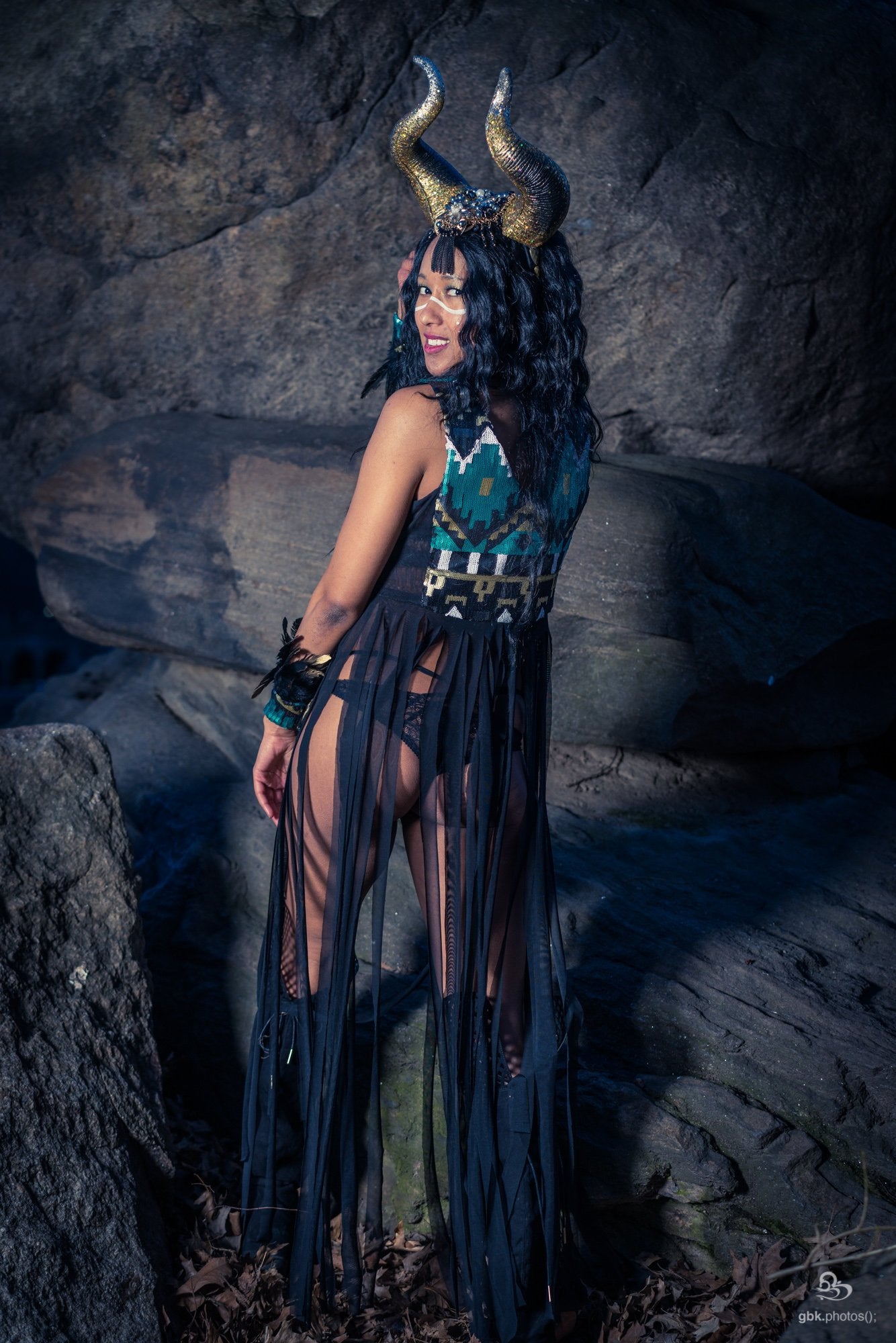 Asase Ya Earth Goddess Fringe Top