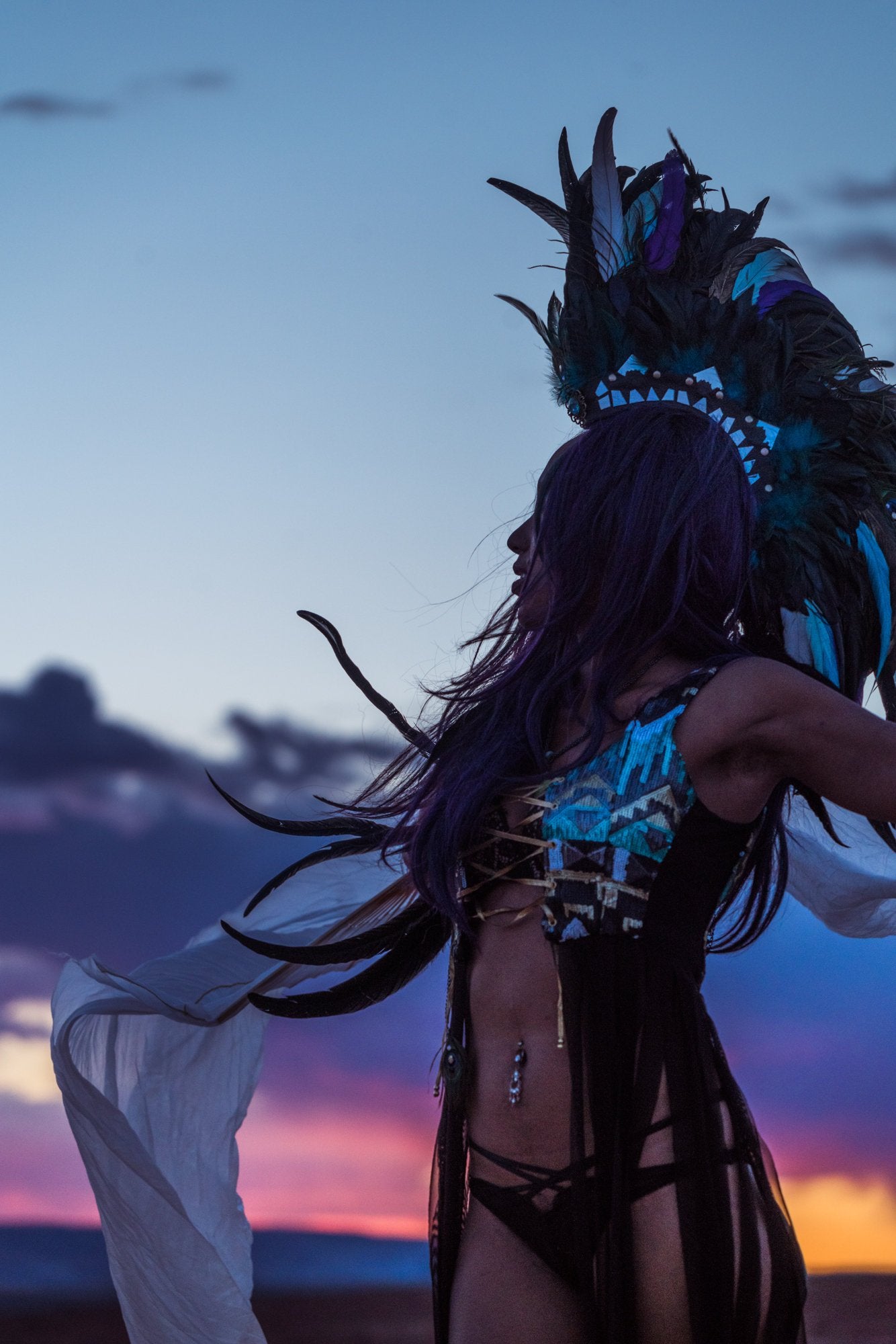 Asase Ya Earth Goddess Fringe Top