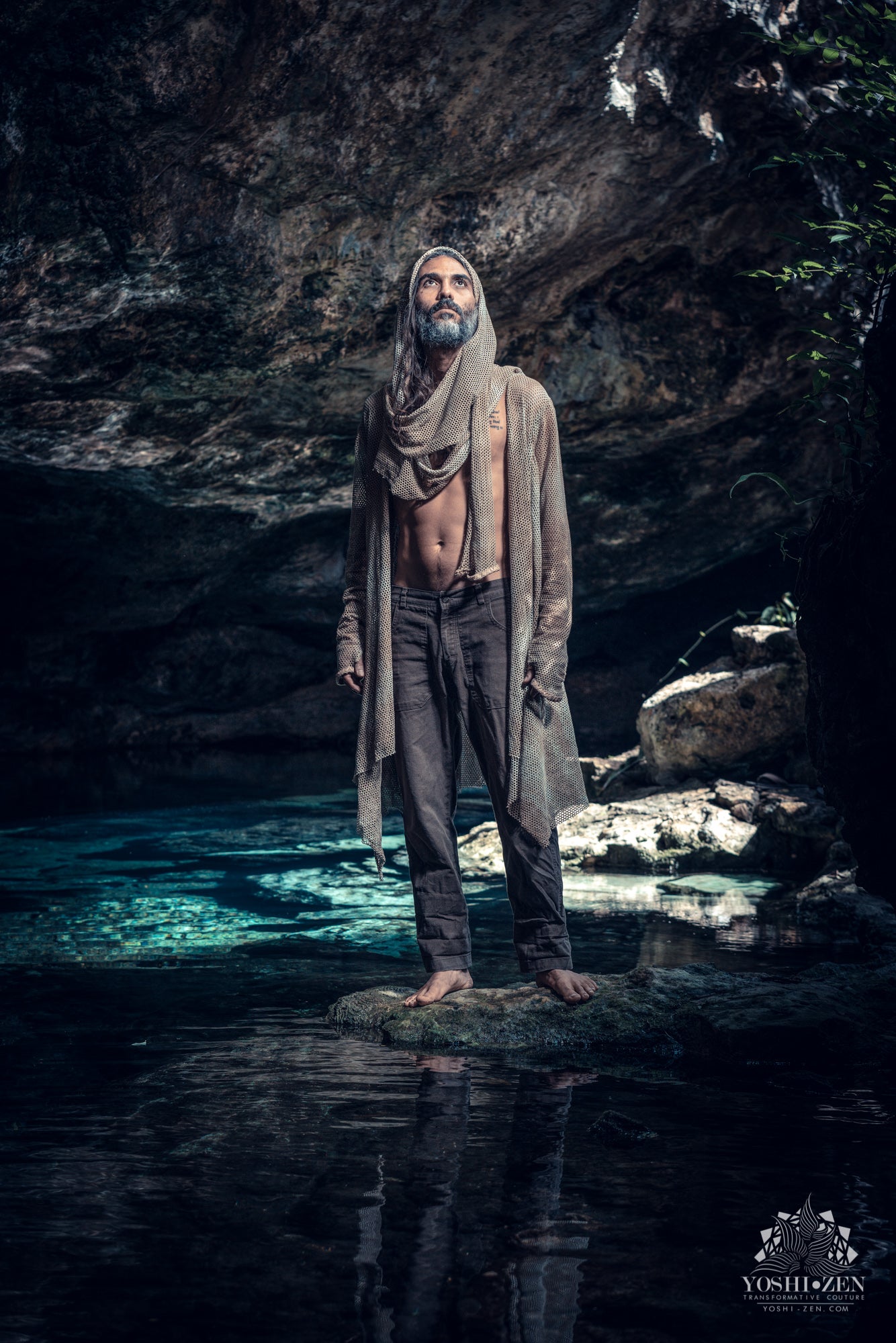 Balam-Ha Cotton Mesh Jacket