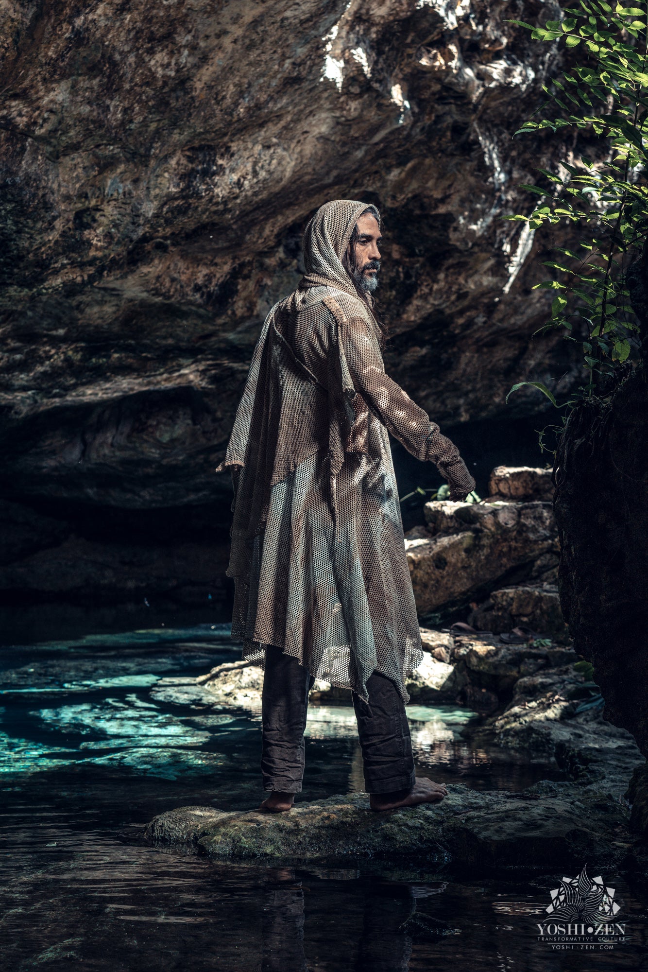Balam-Ha Cotton Mesh Jacket
