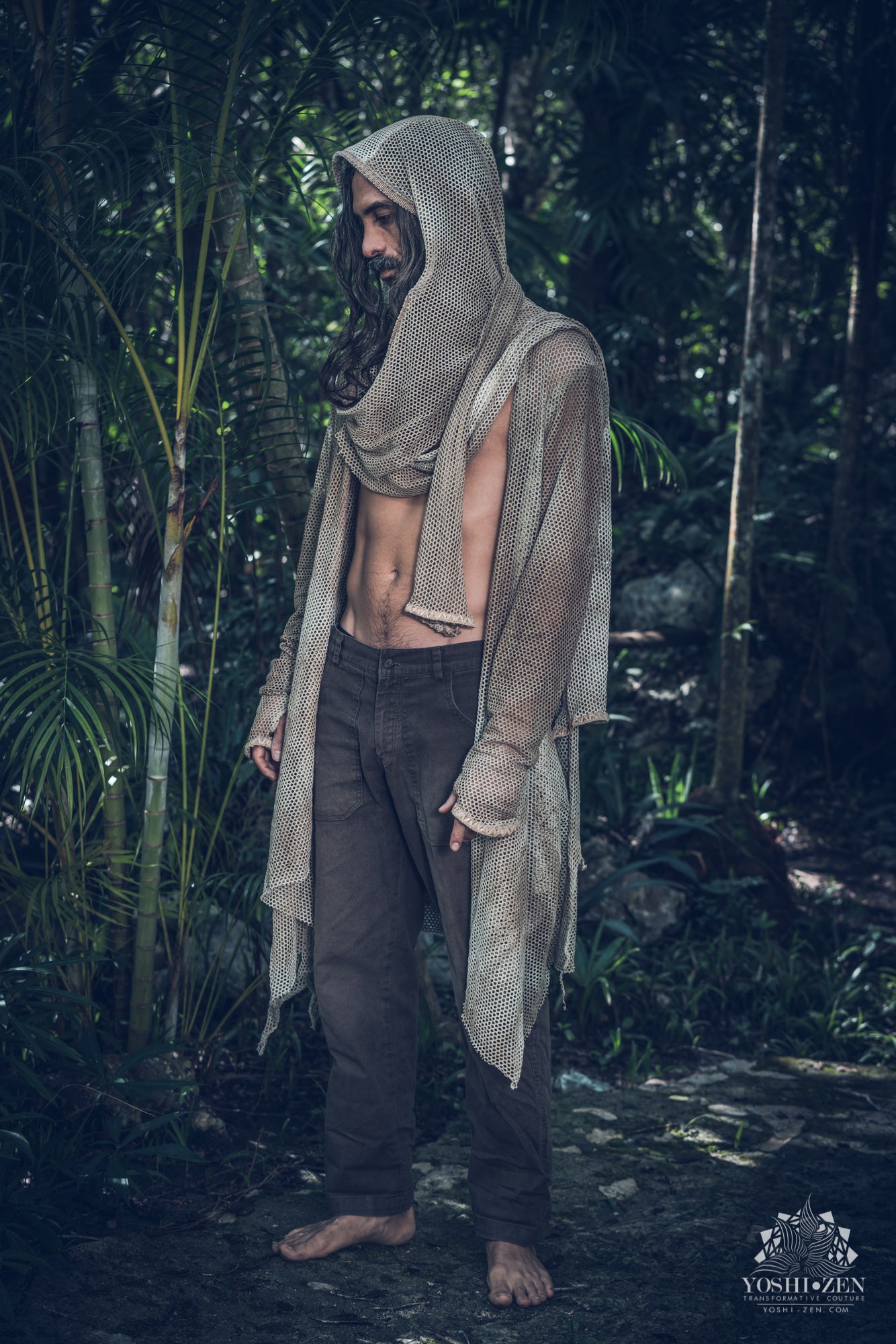 Balam-Ha Cotton Mesh Jacket