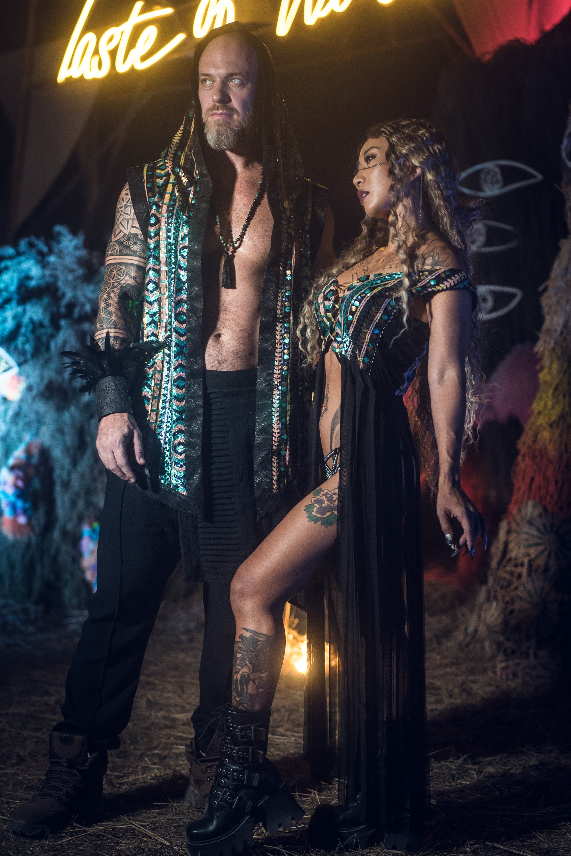 Yemanja Sequin Fringe Top