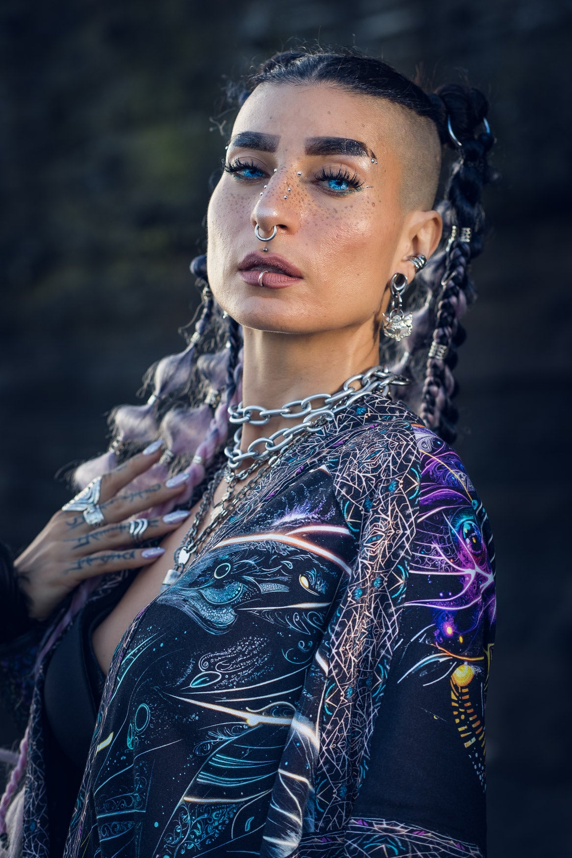 Cosmicat Fringe Poncho