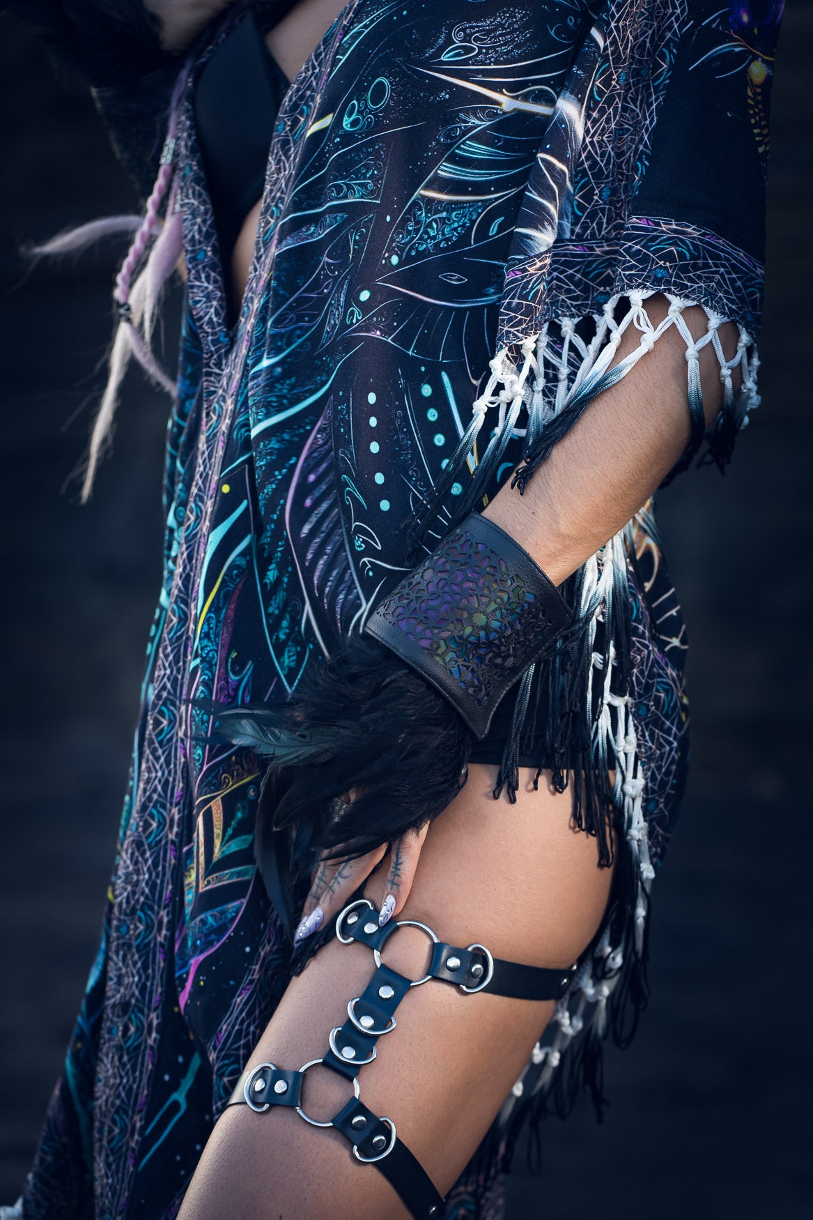 Cosmicat Fringe Poncho