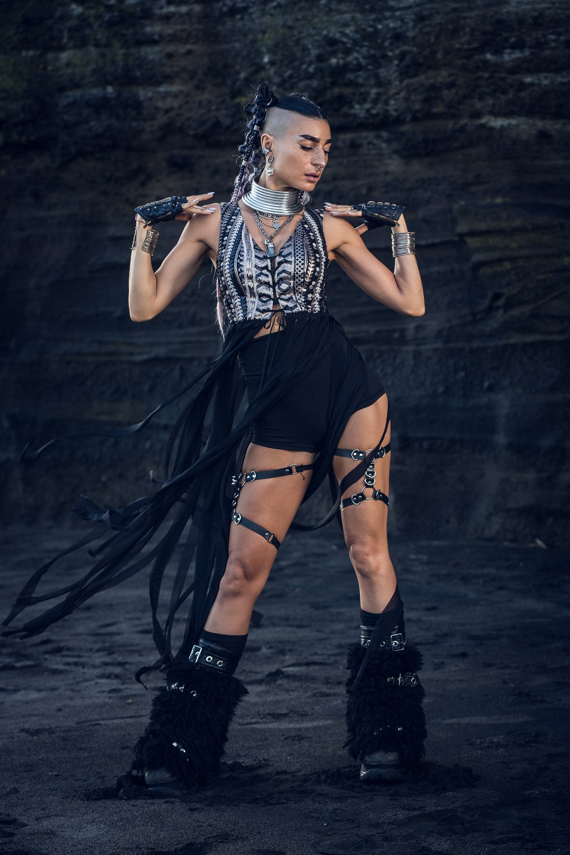 Nyx Sequin Fringe Top