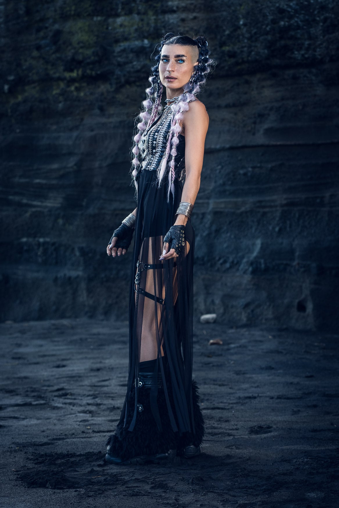 Nyx Sequin Fringe Top