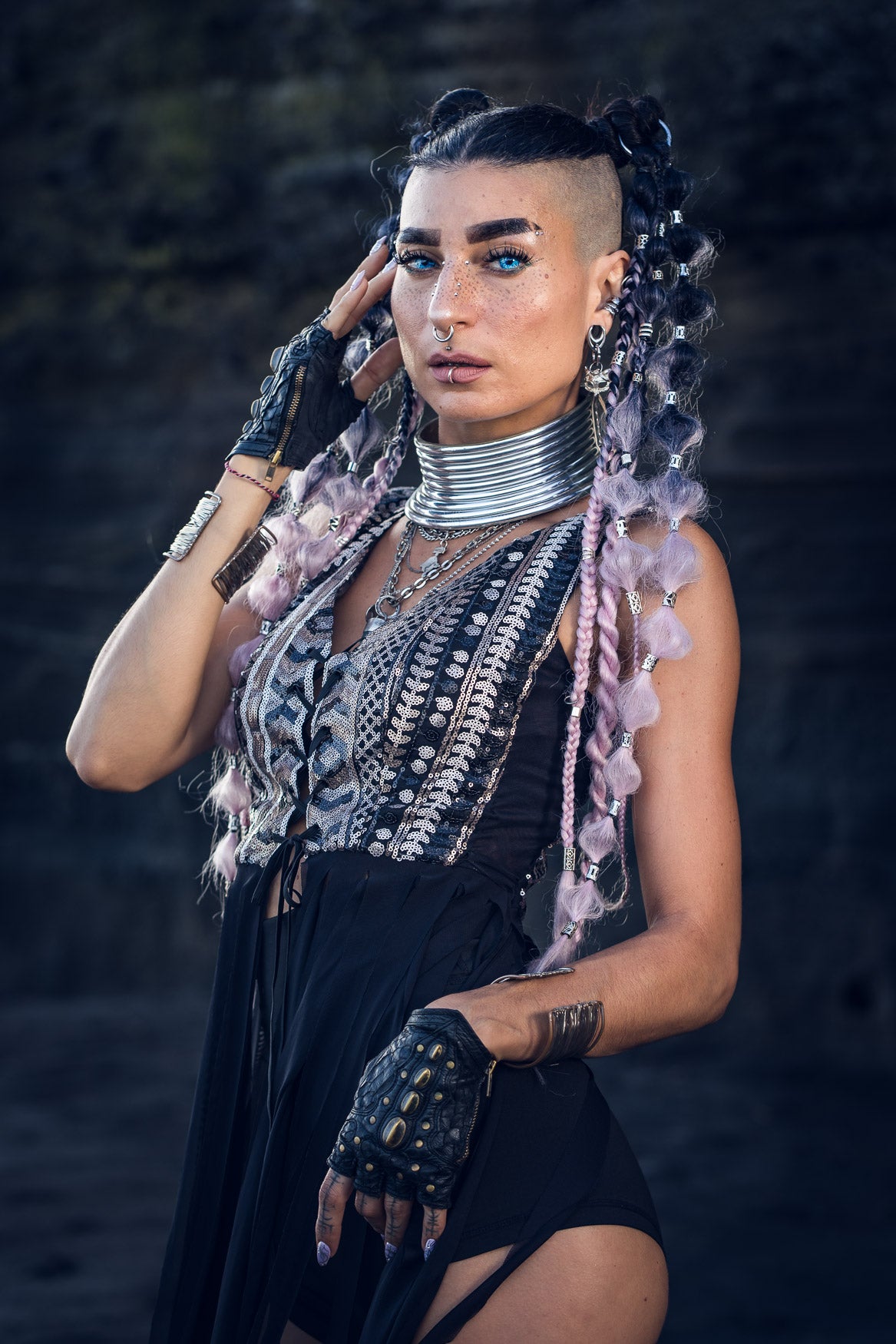 Nyx Sequin Fringe Top