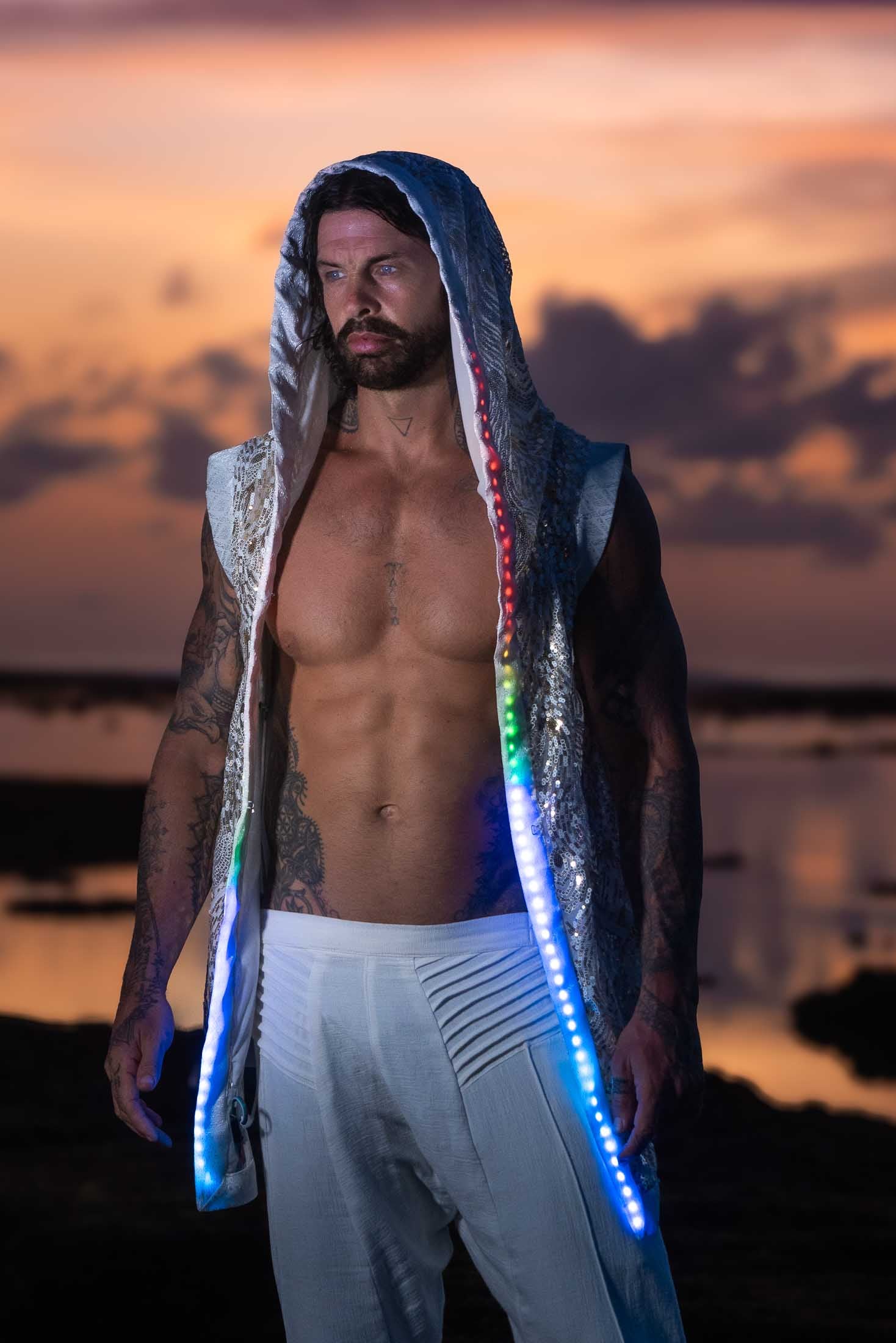 LED Mystic Fusion Sequin Vest