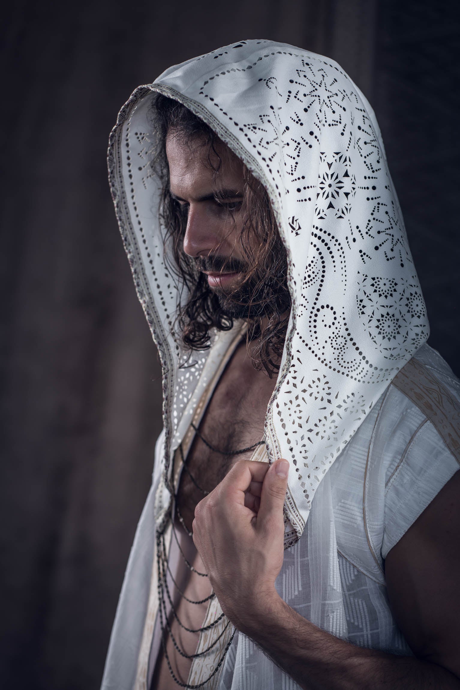Lunara Laser Cut Chain Hood
