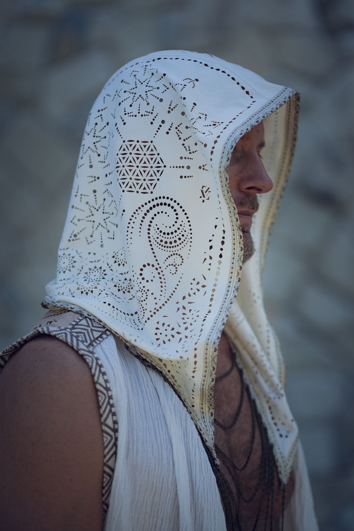 Lunara Laser Cut Chain Hood