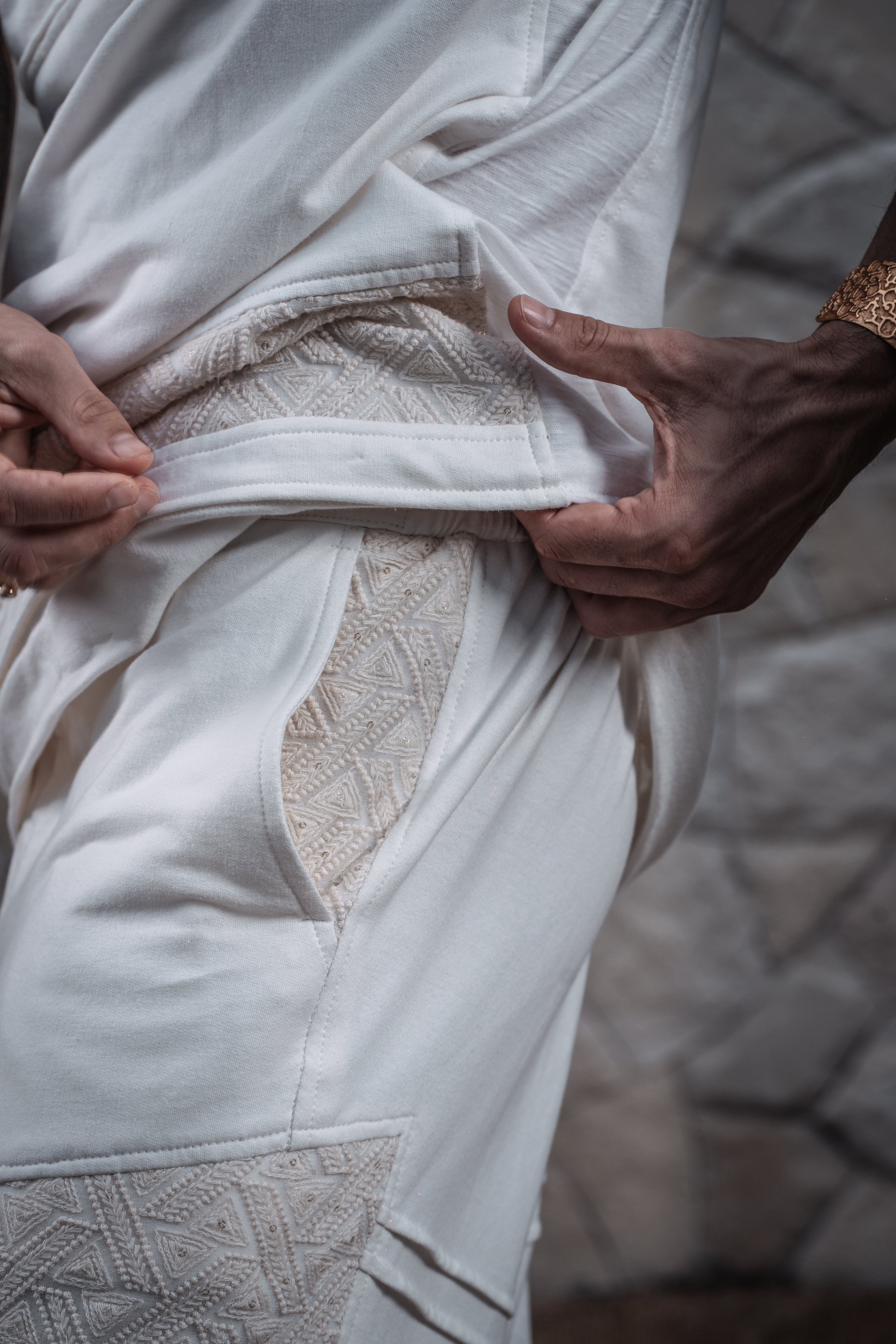 Tetra Shorts  (Cream)