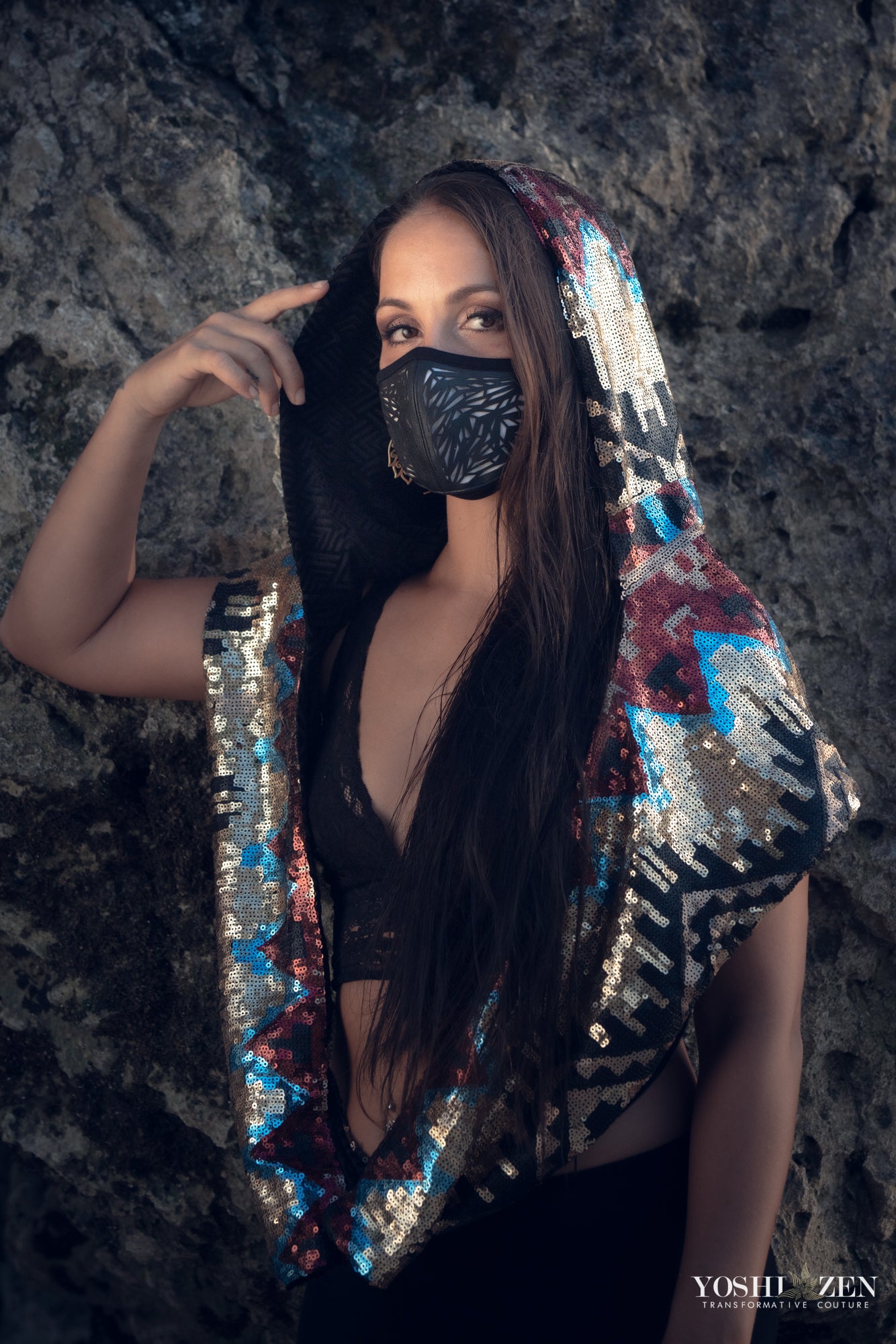 Tribal Warrior Hood (Multiple Colors)