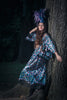 Load image into Gallery viewer, Peacock Sequin Kimono