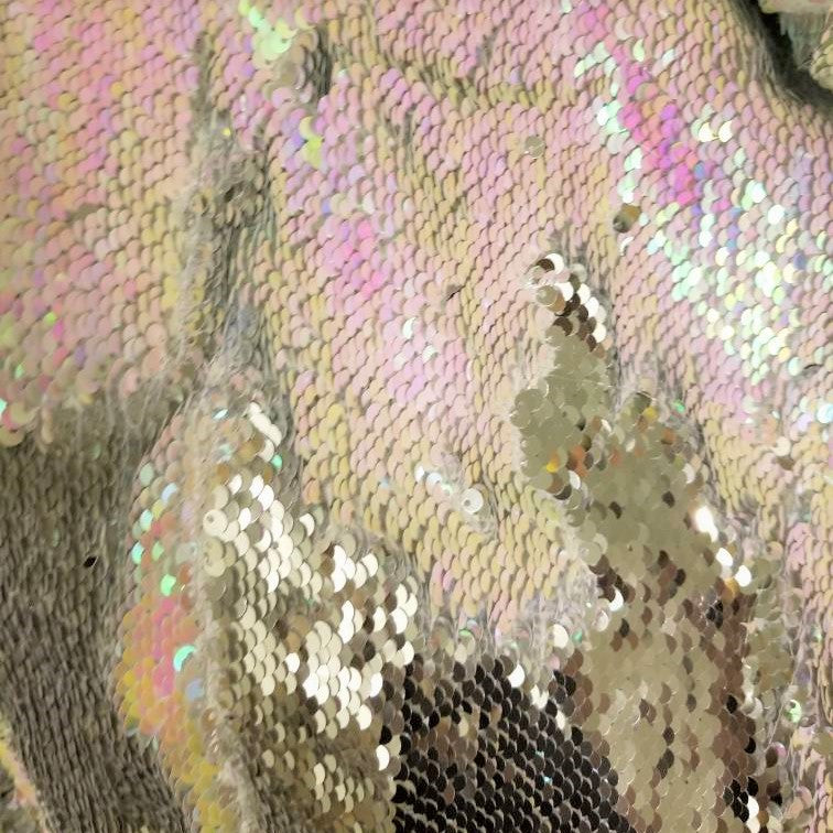 Custom Color Changing Sequin Fringe Hood