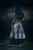 Load image into Gallery viewer, Samurai Wrap Skirt (Black/Silver)
