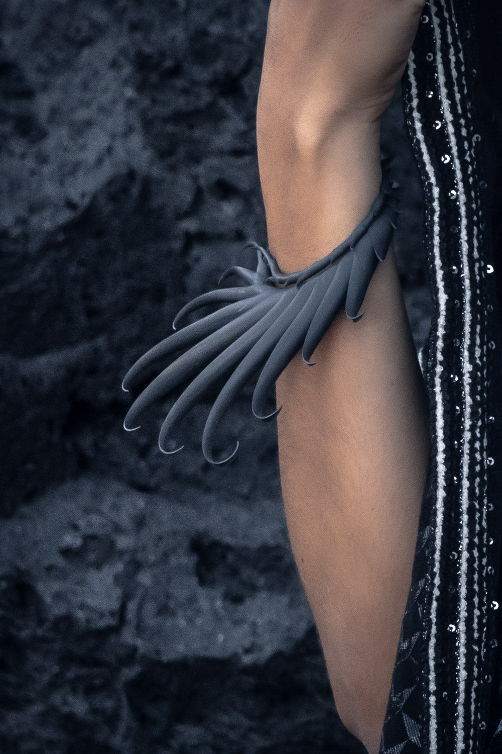 Multiplume Bracelet (Black) - Zoa Chimerum