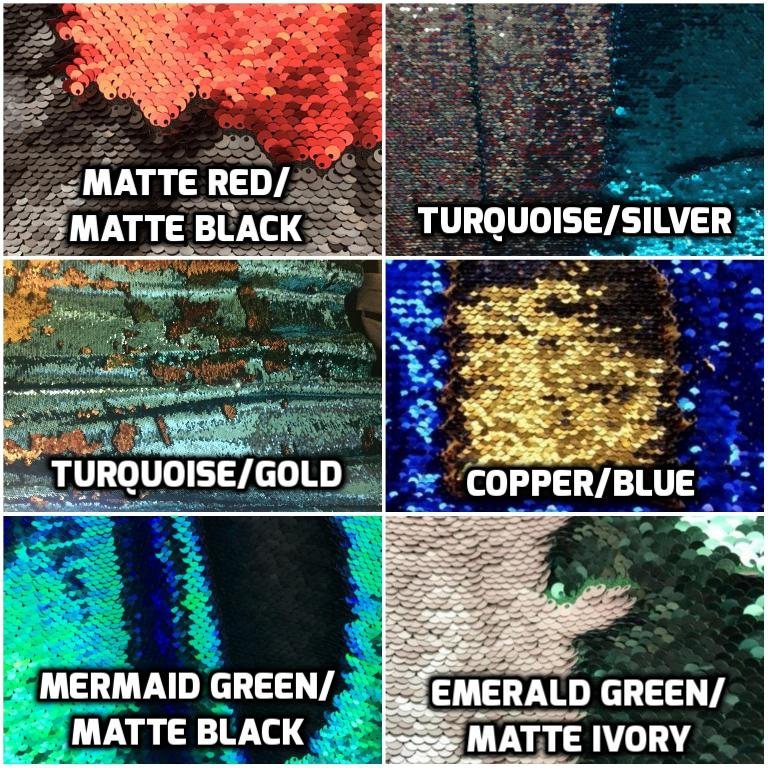 Custom Color Changing Sequin Fringe Hood